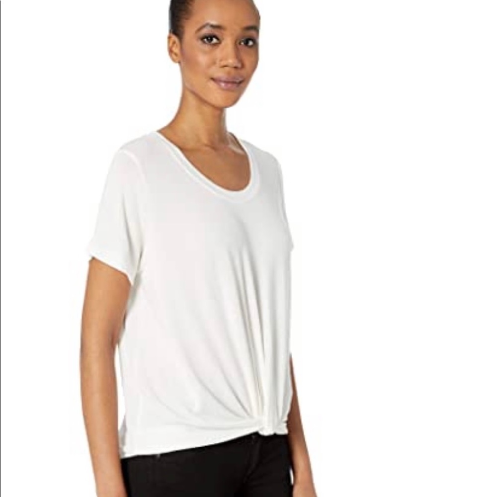 UGG t-shirt with twist bottom, white
